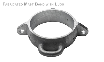 FABRICATED MAST BAND WITH LUGS