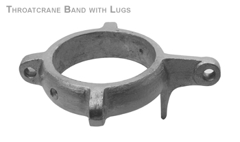 THROATCRANE BAND WITH LUGS